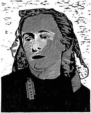 Andr� L�o, linoleumsnitt